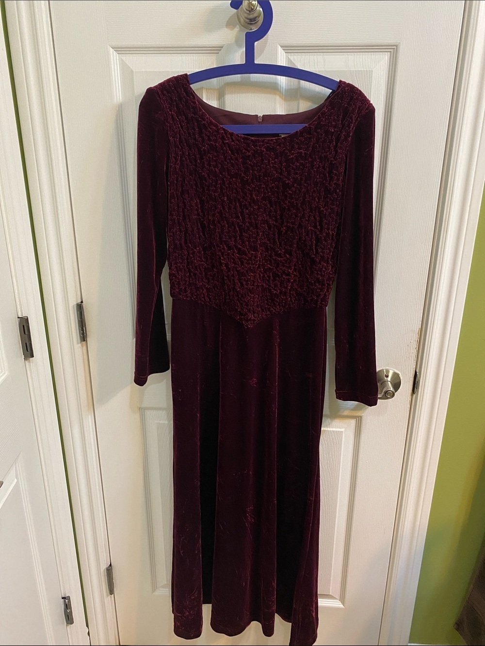 Coldwater Creek Velvet Maxi Dress Renaissance Festival Steampunk Renfair Size 8